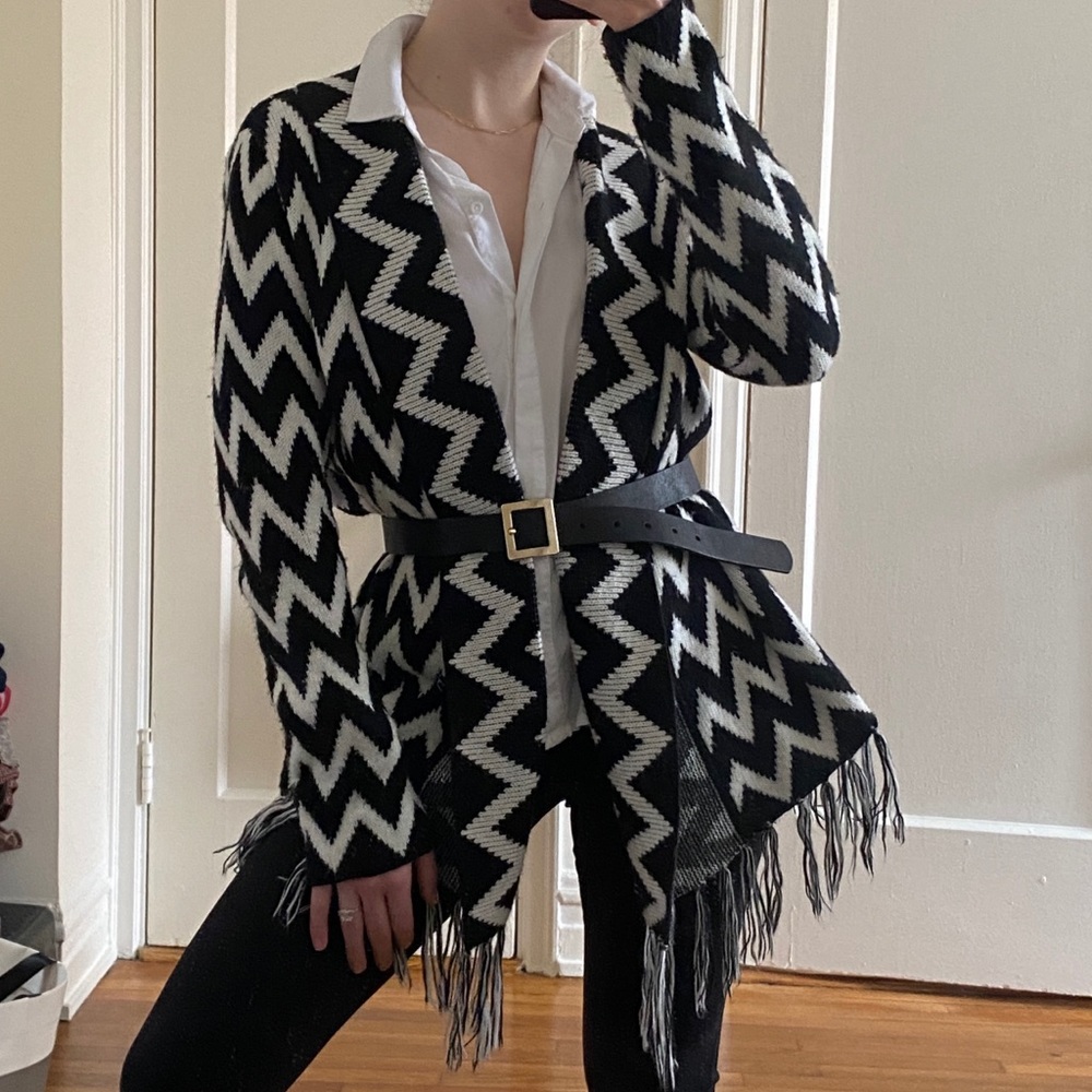 Olive and Oak Zig Zag Cardigan
